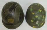 Vietnam War Era M1 South Vietnamese Rangers Tiger Stripe Camo M1 Helmet