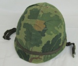 Vietnam War Period US Soldier M1 Helmet With Liner