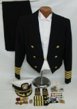 Vietnam War /Later USN Captain Named Grouping-Visor/Insignia/Formal Dress