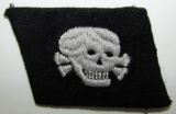 Waffen SS Totenkopf Collar Tab For Enlisted