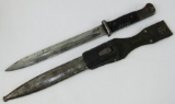 Early K-98 Bayonet With Scabbard/Frog-Matching Numbers-WKC 1940 Dated