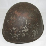 WW2 Italian M33 Helmet With Liner/Partial Chin Strap