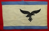 WW2 Luftwaffe Air Defense Leader Armband