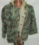 WW2 German Soldier Splinter Pattern Camo Reversible Cold Weather Jacket