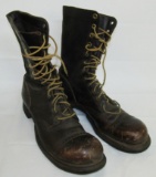 WW2 US Airborne Paratrooper Jump Boots By Corcoran-Large Size 11A-W