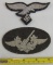 2pcs-Luftwaffe Anti-Aircraft Artillery Patch-Enlisted Breast Eagle