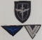 3pcs-Luftwaffe Female Flak Helper Patch-HJ Flak Helper Patch-Sleeve Stripes