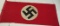 Captured Double Sided NSDAP Flag Taken From Ford-Werke Plant In Cologne