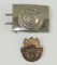 2pcs-NSKK Belt Buckle For Enlisted-NSKK Rally Badge