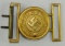 Nazi Police General/Water Protection Police Brocade Belt Buckle-OLC