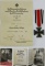 WW2 Iron Cross 2nd Class With Early 1940 Dated Award Document-1940 Hitler Booklet