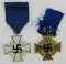 2pcs-25yr And 40yr Faithful Service Medals