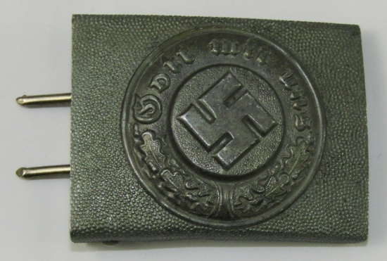 Minty WW2 Nazi Police Enlisted Belt Buckle