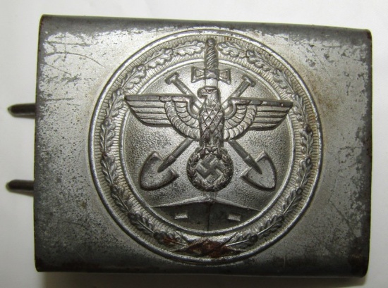 Rare! Original WWII Organization Todt Belt Buckle