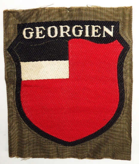 WW2 Georgien Volunteers In The Wehrmacht Arm Shield