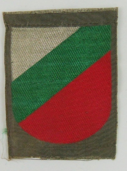Waffen SS/Wehrmacht Bulgarian Volunteers Arm Shield