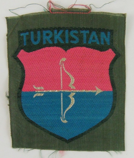 1st Pattern Turkestani Volunteers In The Wehrmacht Arm Shield