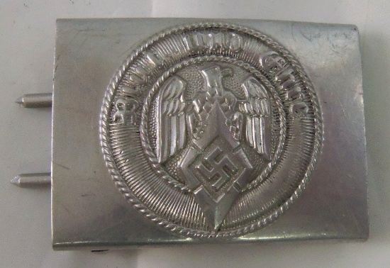 Hitler Youth Belt Buckle By Overhoft & Co. Ludenscheid-RZM M4/27