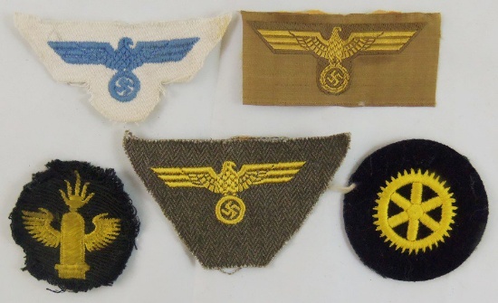 5pcs-Kriegsmarine Uniform Insignia