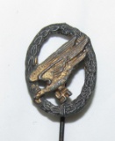 Scarce WW2 German Paratrooper Badge Stickpin