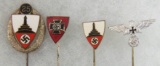 4pcs-WW1/WW2 Nazi Veteran Stickpins