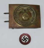 2pcs-SA Belt Buckle For Enlisted/NSDAP Party Member Pin