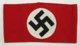 Early Multi Piece NSDAP Armband On Wool Base