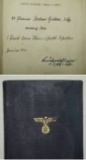 1943 Mein Kampf With Handwritten Presentation To SS Pioneer Soldier