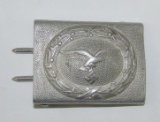 Pebbled Aluminum Luftwaffe Belt Buckle-2nd Pattern By Gustav Brehmer