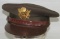 Rare WW2 US Army/AAF Officer's Visor Cap with Depot Stamping (HG-36)