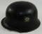 German Fireman/Fire Police Double Decal M34 Civil Helmet