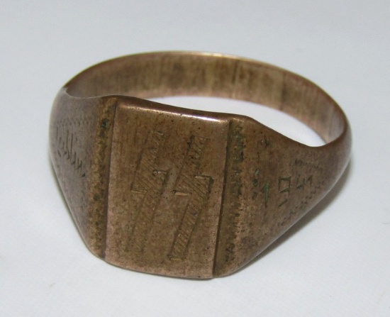 Waffen SS Soldier's Field Made Ring-1941