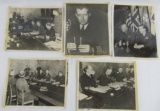 5pcs-Rare WW2 Original Press Release Photos Depicting The German High Command Surrender