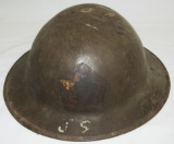 WW1 British MKI US Doughboy Helmet-2nd Div/9th Inf. Rgt.-MG Co. (HG-23)