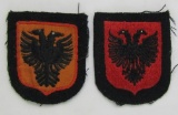 2 pcs. Waffen SS Foreign Volunteer Arm Shields-Albania