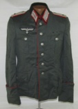 WW2 German Artillery Officer Walking Out Tunic-Oberleutnant