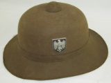 WW2 German Soldier Tropical Pith Helmet-1941 Dated