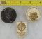 3pcs-WW2 SA Sports Rally Badges