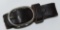 SS Marked Black Leather Dagger Hanger Strap