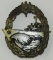 WW2 Kriegsmarine Destroyer Badge-Unmarked Deumer