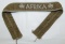 AFRIKA Cuff Title With RB Nr. Stamping