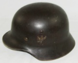 M35 Single Decal Helmet With Heer Decal-SE62-Missing Liner Leather