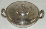 WW2 Small German NSDAP Marked Covered Silver Plate Tureen