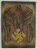 German Eagle With Swastika Oil Painting