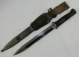 Rare Austrian Made 84/98 bym 43 Coded Bayonet W/Scabbard/Frog-Matching Numbers