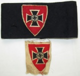 2pcs-Nazi Veteran's Armband-Patch