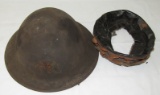 WW1 U.S. Soldier's British MK1 Doughboy Helmet With 2nd Div./23rd Regt./3rd Bn.  (HG-23)