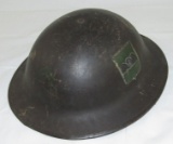 WW1 US Soldier M1917/P17 Doughboy Helmet With 80th Division/Corporal Rank Insignia (HG-23)
