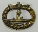 WW2 U-Boat Badge-Unmarked Deumer