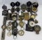 22pcs-Misc Military and Non Military Compasses-WW2 German Marching Compass.